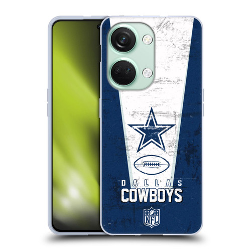 NFL Dallas Cowboys Logo Art Banner Soft Gel Case for OnePlus Nord 3 5G