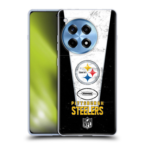 NFL Pittsburgh Steelers Logo Art Banner Soft Gel Case for OnePlus 12R