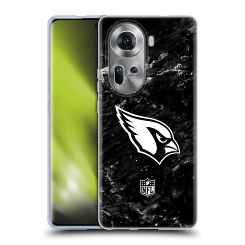NFL Arizona Cardinals Artwork Marble Soft Gel Case for OPPO Reno11