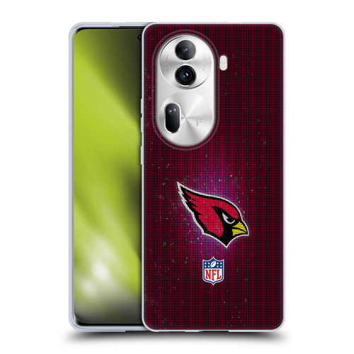NFL Arizona Cardinals Artwork LED Soft Gel Case for OPPO Reno11 Pro