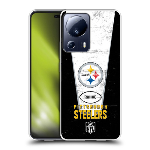 NFL Pittsburgh Steelers Logo Art Banner Soft Gel Case for Xiaomi 13 Lite 5G
