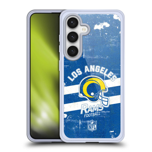 NFL Los Angeles Rams Logo Art Helmet Distressed Look 100th Soft Gel Case for Samsung Galaxy S24 5G NFL Los Angeles Rams Logo Art Helmet Distressed Look 100th Soft Gel Case for Samsung Galaxy S24 5G