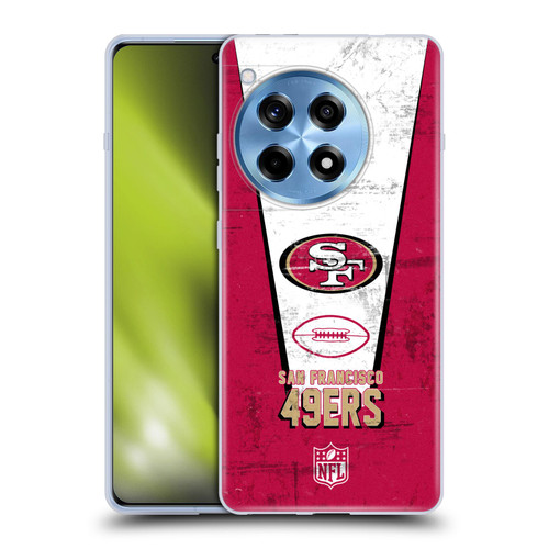 NFL San Francisco 49ers Logo Art Banner Soft Gel Case for OnePlus 12R