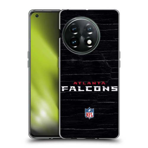 NFL Atlanta Falcons Logo Distressed Look Soft Gel Case for OnePlus 11 5G