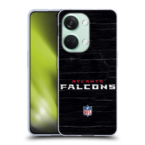 NFL Atlanta Falcons Logo Distressed Look Soft Gel Case for OnePlus Nord 3 5G