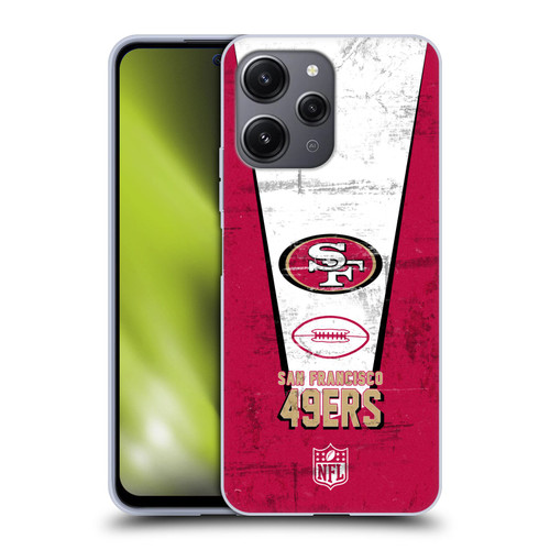 NFL San Francisco 49ers Logo Art Banner Soft Gel Case for Xiaomi Redmi 12