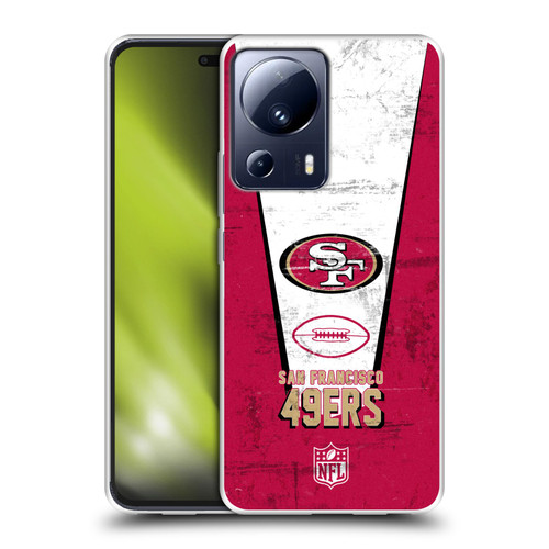 NFL San Francisco 49ers Logo Art Banner Soft Gel Case for Xiaomi 13 Lite 5G