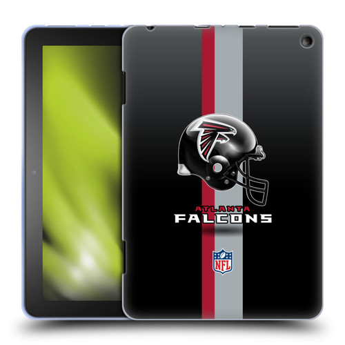 NFL Atlanta Falcons Logo Helmet Soft Gel Case for Amazon Fire HD 8/Fire HD 8 Plus 2020