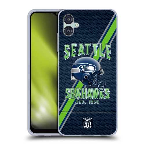 NFL Seattle Seahawks Logo Art Football Stripes Soft Gel Case for Samsung Galaxy M04 5G / A04e