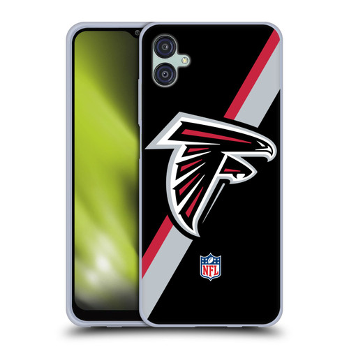 NFL Atlanta Falcons Logo Stripes Soft Gel Case for Samsung Galaxy M04 5G / A04e