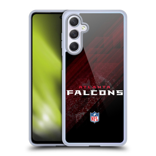 NFL Atlanta Falcons Logo Blur Soft Gel Case for Samsung Galaxy M54 5G