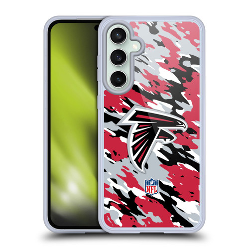 NFL Atlanta Falcons Logo Camou Soft Gel Case for Samsung Galaxy S23 FE 5G