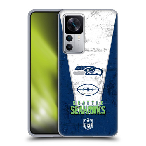NFL Seattle Seahawks Logo Art Banner Soft Gel Case for Xiaomi 12T 5G / 12T Pro 5G / Redmi K50 Ultra 5G
