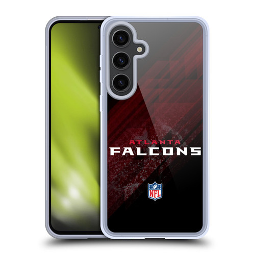 NFL Atlanta Falcons Logo Blur Soft Gel Case for Samsung Galaxy S24+ 5G