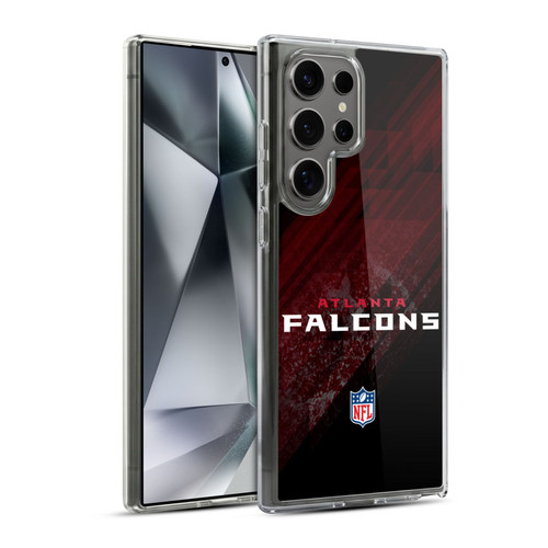 NFL Atlanta Falcons Logo Blur Soft Gel Case for Samsung Galaxy S24 Ultra 5G & MagSafe