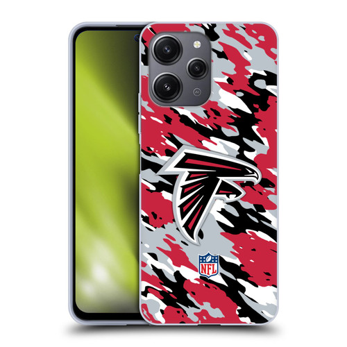 NFL Atlanta Falcons Logo Camou Soft Gel Case for Xiaomi Redmi 12
