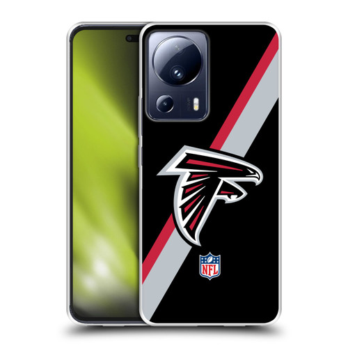 NFL Atlanta Falcons Logo Stripes Soft Gel Case for Xiaomi 13 Lite 5G