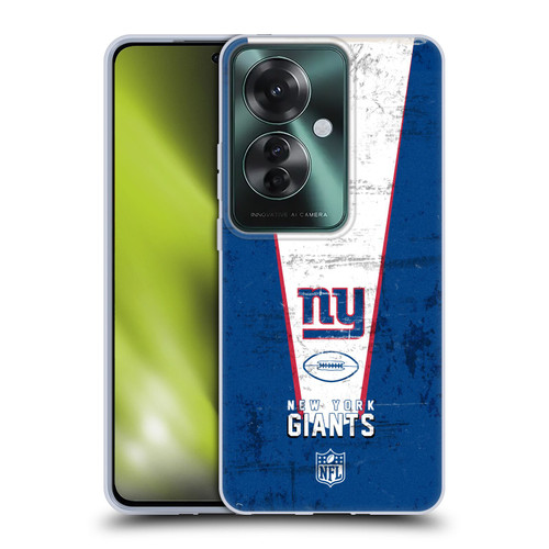 NFL New York Giants Logo Art Banner Soft Gel Case for OPPO Reno11 F 5G / F25 Pro 5G