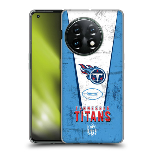 NFL Tennessee Titans Logo Art Banner Soft Gel Case for OnePlus 11 5G