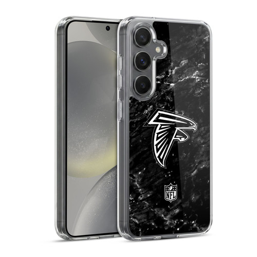 NFL Atlanta Falcons Artwork Marble Soft Gel Case for Samsung Galaxy S24 5G & MagSafe