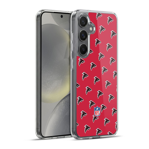 NFL Atlanta Falcons Artwork Patterns Soft Gel Case for Samsung Galaxy S24+ 5G & MagSafe
