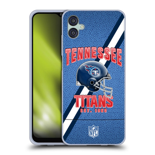 NFL Tennessee Titans Logo Art Football Stripes Soft Gel Case for Samsung Galaxy M04 5G / A04e