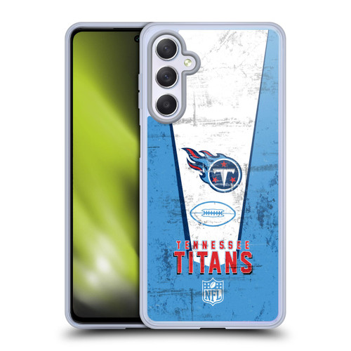 NFL Tennessee Titans Logo Art Banner Soft Gel Case for Samsung Galaxy M54 5G