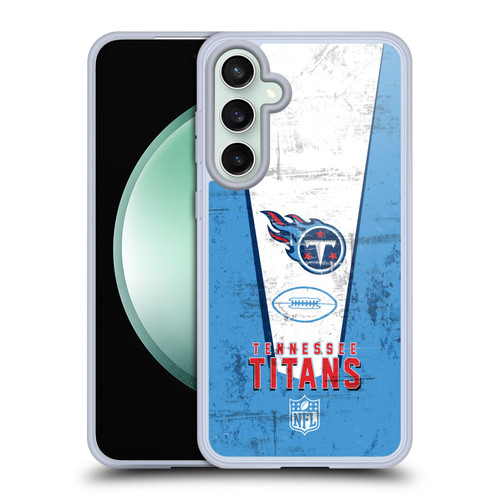 NFL Tennessee Titans Logo Art Banner Soft Gel Case for Samsung Galaxy S23 FE 5G