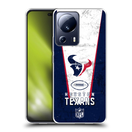 NFL Houston Texans Logo Art Banner Soft Gel Case for Xiaomi 13 Lite 5G
