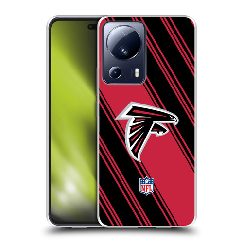 NFL Atlanta Falcons Artwork Stripes Soft Gel Case for Xiaomi 13 Lite 5G