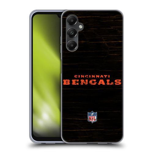 NFL Cincinnati Bengals Logo Distressed Look Soft Gel Case for Samsung Galaxy A05s