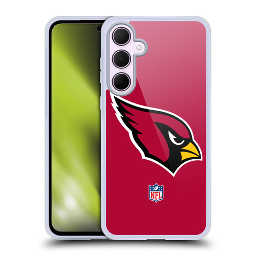 NFL Arizona Cardinals Logo Plain Soft Gel Case for Samsung Galaxy A35 5G