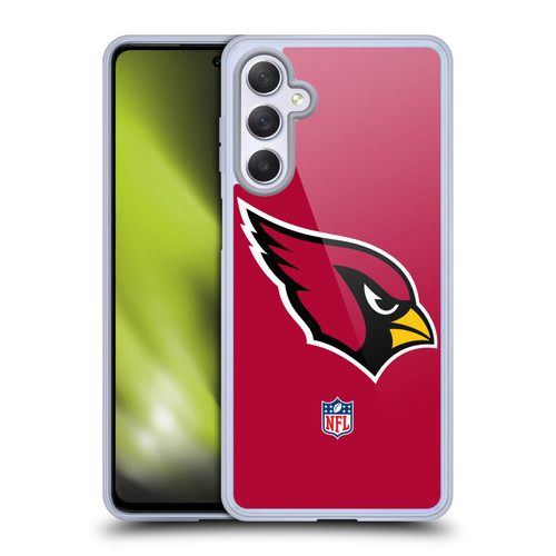 NFL Arizona Cardinals Logo Plain Soft Gel Case for Samsung Galaxy M54 5G