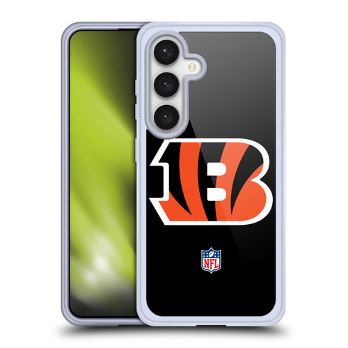 NFL Cincinnati Bengals Logo Plain Soft Gel Case for Samsung Galaxy S24 5G