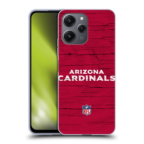 NFL Arizona Cardinals Logo Distressed Look Soft Gel Case for Xiaomi Redmi 12