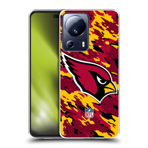 NFL Arizona Cardinals Logo Camou Soft Gel Case for Xiaomi 13 Lite 5G
