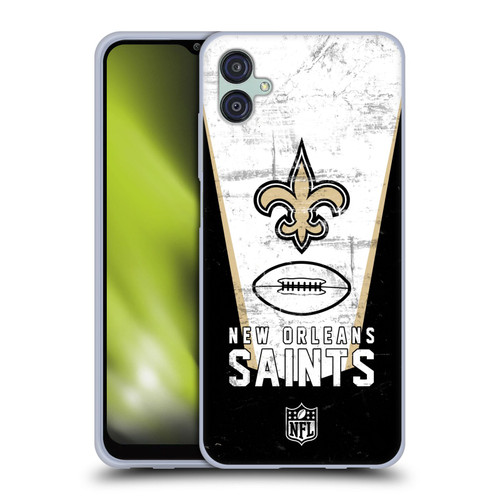 NFL New Orleans Saints Logo Art Banner Soft Gel Case for Samsung Galaxy M04 5G / A04e