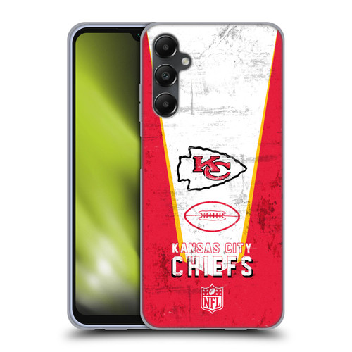 NFL Kansas City Chiefs Logo Art Banner Soft Gel Case for Samsung Galaxy A05s