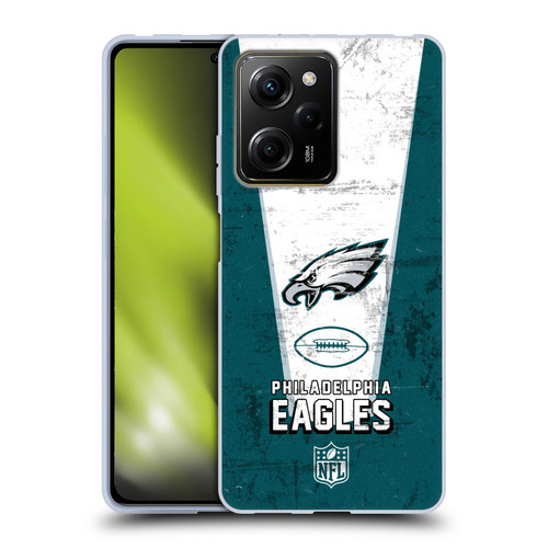 NFL Philadelphia Eagles Logo Art Banner Soft Gel Case for Xiaomi Redmi Note 12 Pro 5G
