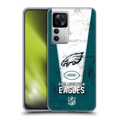 NFL Philadelphia Eagles Logo Art Banner Soft Gel Case for Xiaomi 12T 5G / 12T Pro 5G / Redmi K50 Ultra 5G