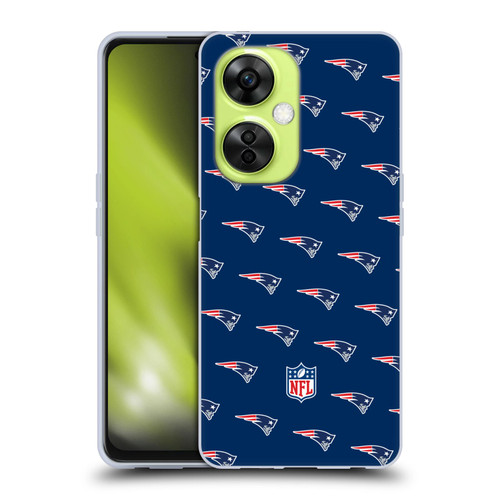 NFL New England Patriots Artwork Patterns Soft Gel Case for OnePlus Nord CE 3 Lite 5G
