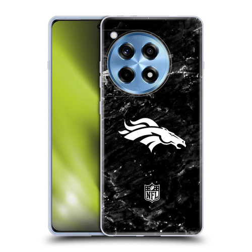 NFL Denver Broncos Artwork Marble Soft Gel Case for OnePlus 12R