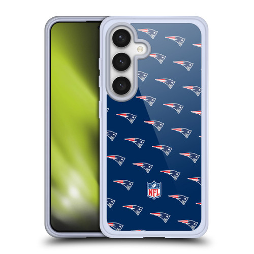 NFL New England Patriots Artwork Patterns Soft Gel Case for Samsung Galaxy S24 5G