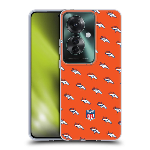 NFL Denver Broncos Artwork Patterns Soft Gel Case for OPPO Reno11 F 5G / F25 Pro 5G