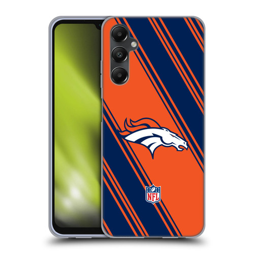 NFL Denver Broncos Artwork Stripes Soft Gel Case for Samsung Galaxy A05s