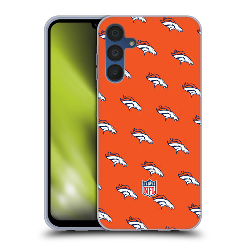 NFL Denver Broncos Artwork Patterns Soft Gel Case for Samsung Galaxy A15