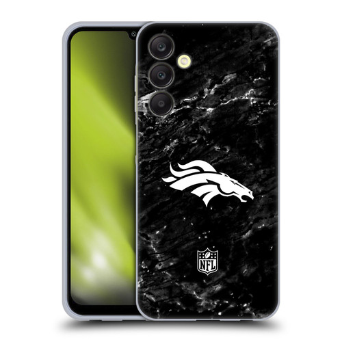 NFL Denver Broncos Artwork Marble Soft Gel Case for Samsung Galaxy A25 5G