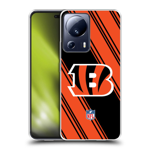 NFL Cincinnati Bengals Artwork Stripes Soft Gel Case for Xiaomi 13 Lite 5G