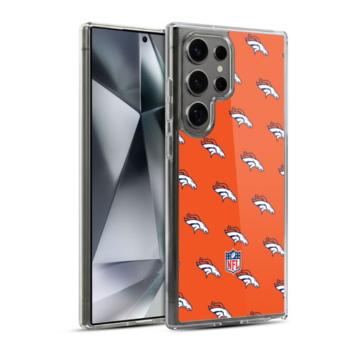NFL Denver Broncos Artwork Patterns Soft Gel Case for Samsung Galaxy S24 Ultra 5G