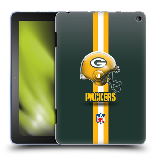 NFL Green Bay Packers Logo Helmet Soft Gel Case for Amazon Fire HD 8/Fire HD 8 Plus 2020